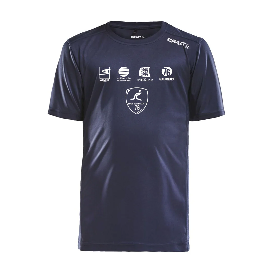 TEE-SHIRT MANCHES COURTES JUNIOR STADE SOTTEVILLAIS 76