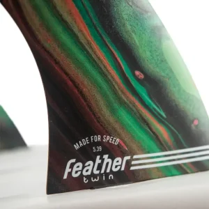 Aileron Twin Fins pour plug FCS 2 Performance